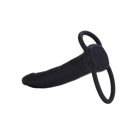 Silicone Dual Penetrator Black - 3