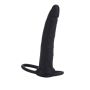 Silicone Dual Penetrator Black - 2