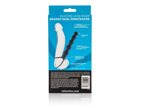 Beaded Dual Penetrator Black - 3