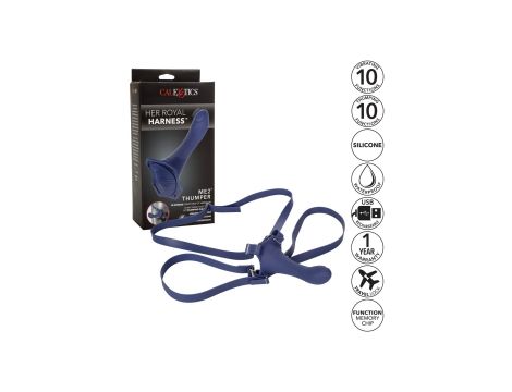 Her Royal Harness Me2 Thumper Blue - 9