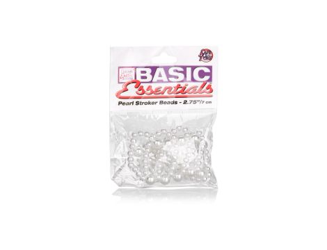 Pearl Stroker Beads Large Transparent - 2