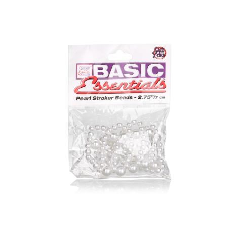 Pearl Stroker Beads Large Transparent - 2