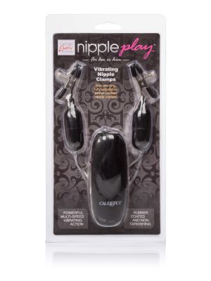 Vibrating Nipple Clamps Black - image 2