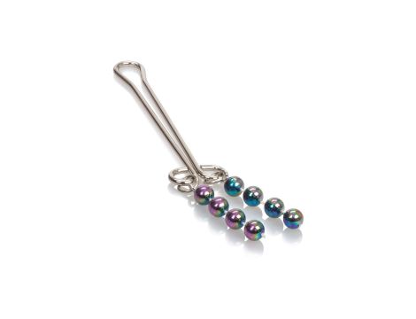 Beaded Clitoral Jewelry Blue - 3