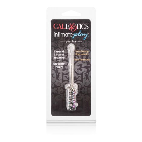 Beaded Clitoral Jewelry Blue - 2