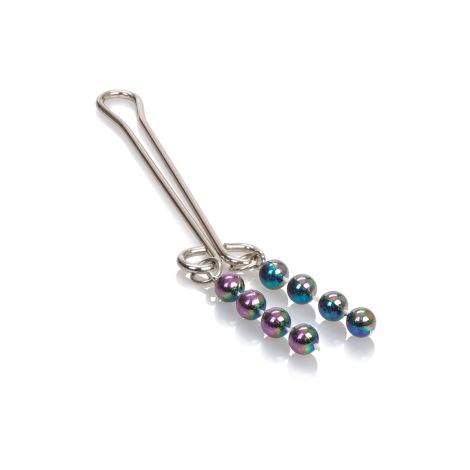 Beaded Clitoral Jewelry Blue - 3