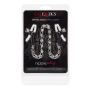 Crystal Chain Nipple Clamps Silver - 3