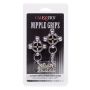 4 Point Nipple Press w Chain Black - 3