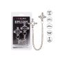 4 Point Nipple Press w Chain Black - 7