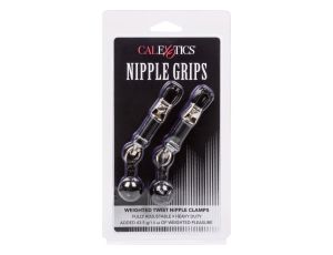 Weighted Twist Nipple Clamps Silver - image 2