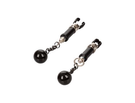 Weighted Twist Nipple Clamps Silver - 3