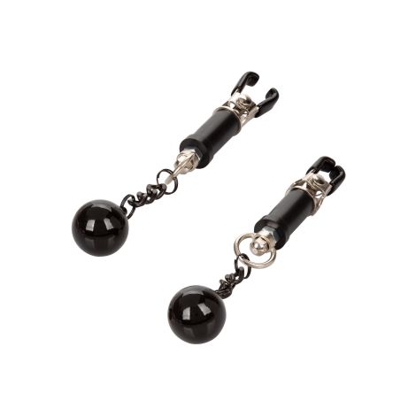 Weighted Twist Nipple Clamps Silver - 3