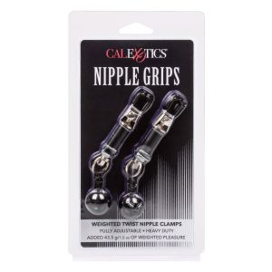 Weighted Twist Nipple Clamps Silver - image 2