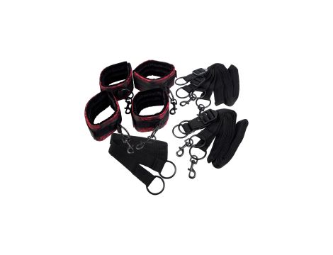 Scandal Bed Restraints Black