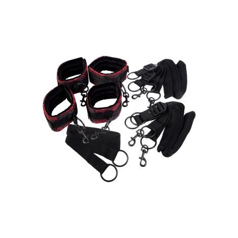 Scandal Bed Restraints Black