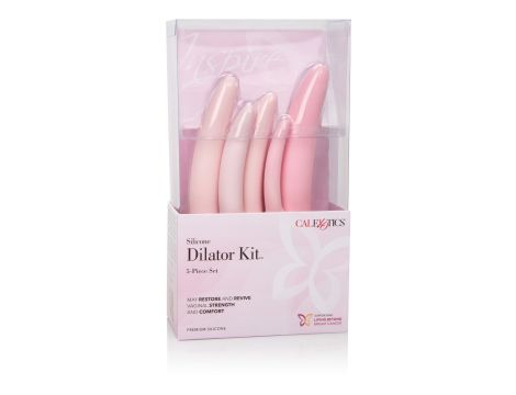 Silicone Dilator 5pcs Set Pink - 2