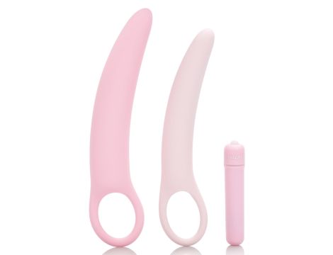 Vibrating Dilator 3pcs Set Pink