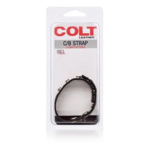 COLT Leather C/B Strap 5-snap Black - image 2