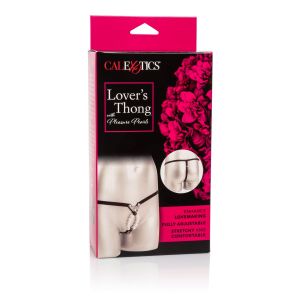 Lover Thong w/ Pleasure Pearls Black - image 2