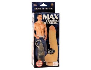 Max Vibrating Cock & Balls Light skin tone - image 2