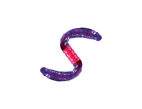 Dual Vibrating Flexi-Dong Purple