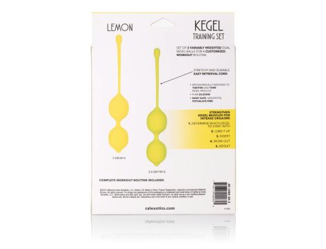 Kegel Training Set Lemon Yellow - 8