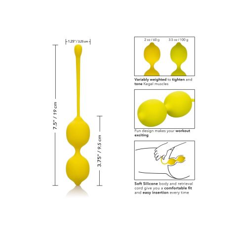 Kegel Training Set Lemon Yellow - 6