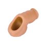 Soft Silicone Stand-To-Pee Caramel skin tone - 7