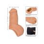 Soft Silicone Stand-To-Pee Caramel skin tone - 9