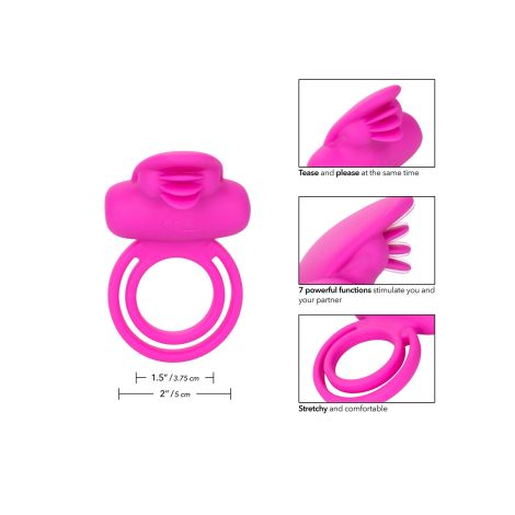 Dual Clit Flicker Enhancer Pink - 7