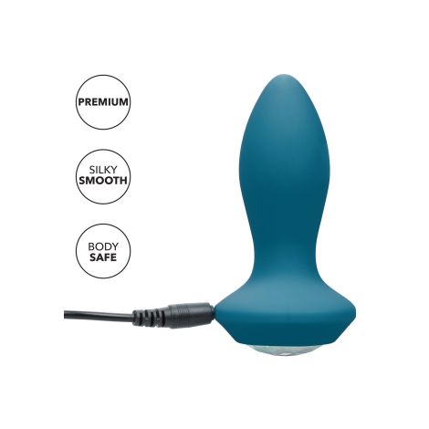 Vibrating Petite Crystal Probe Blue - 7