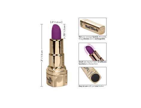 Bad Bitch Lipstick Vibrator Gold - 7