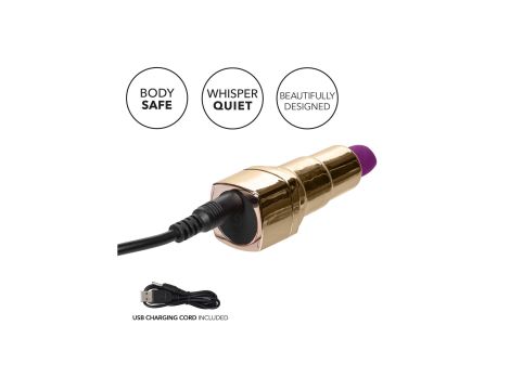 Bad Bitch Lipstick Vibrator Gold - 8