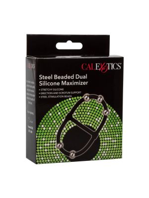 Beaded Dual Silicone Maximizer Black - image 2