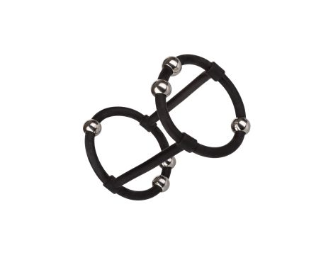 Beaded Silicone Enhancer Cage Black