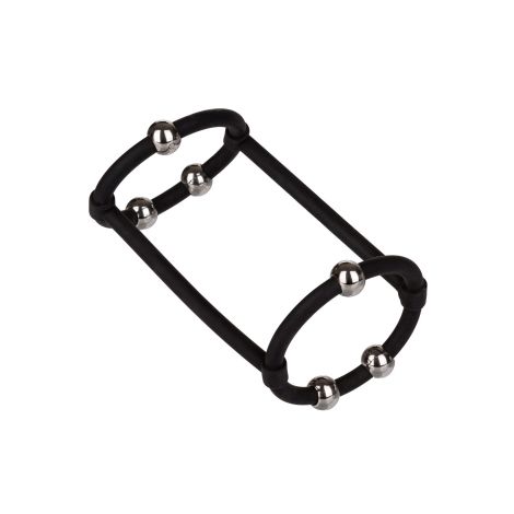 Beaded Silicone Enhancer Cage Black - 5