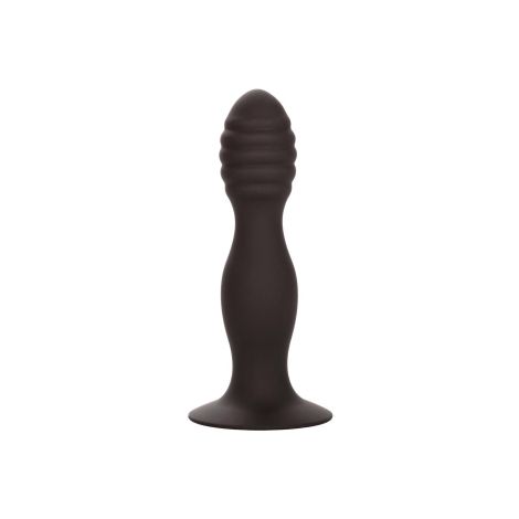 Ribbed Anal Stud Black