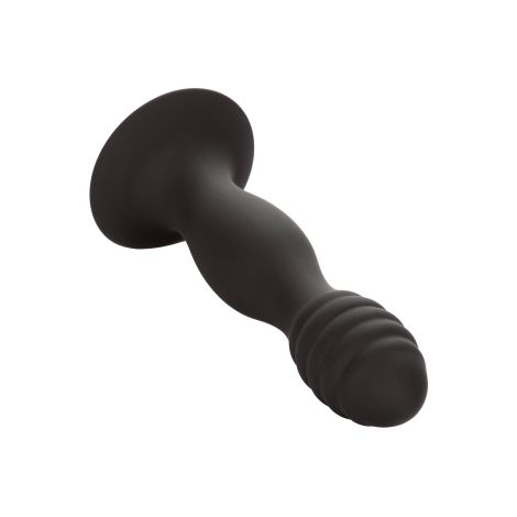 Ribbed Anal Stud Black - 7