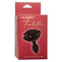 Small Rose Anal Plug Black - 4