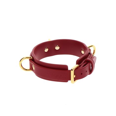 D-Ring Collar Deluxe Red - 4