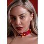 D-Ring Collar Deluxe Red - 4