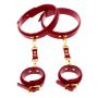 Wrist To Thigh Cuff Set Red - 3