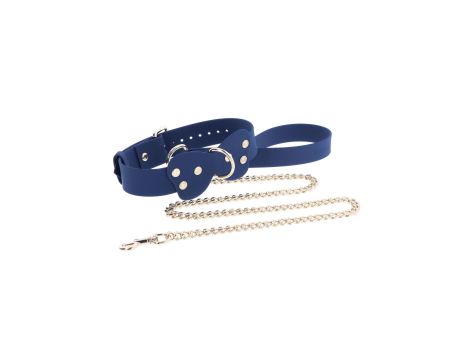 Silicone Collar and Leash Blue - 5