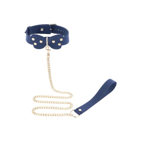 Silicone Collar and Leash Blue - 4