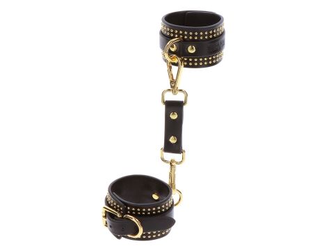 Studded Ankle Cuffs Set Black - 6