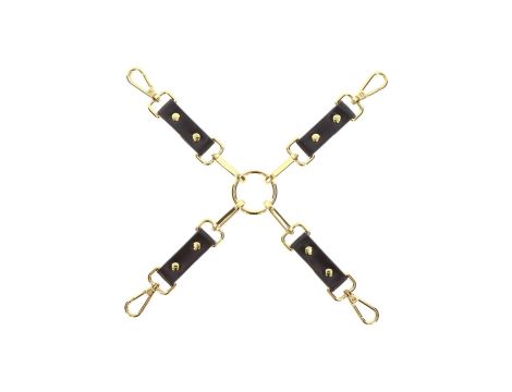 Studded Hogtie Black