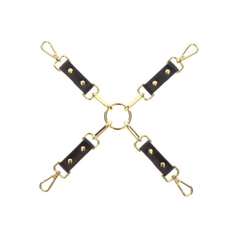 Studded Hogtie Black