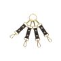 Studded Hogtie Black - 6