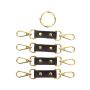 Studded Hogtie Black - 7