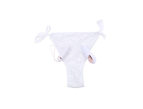 Remote Control Pleasure Panty White - 4